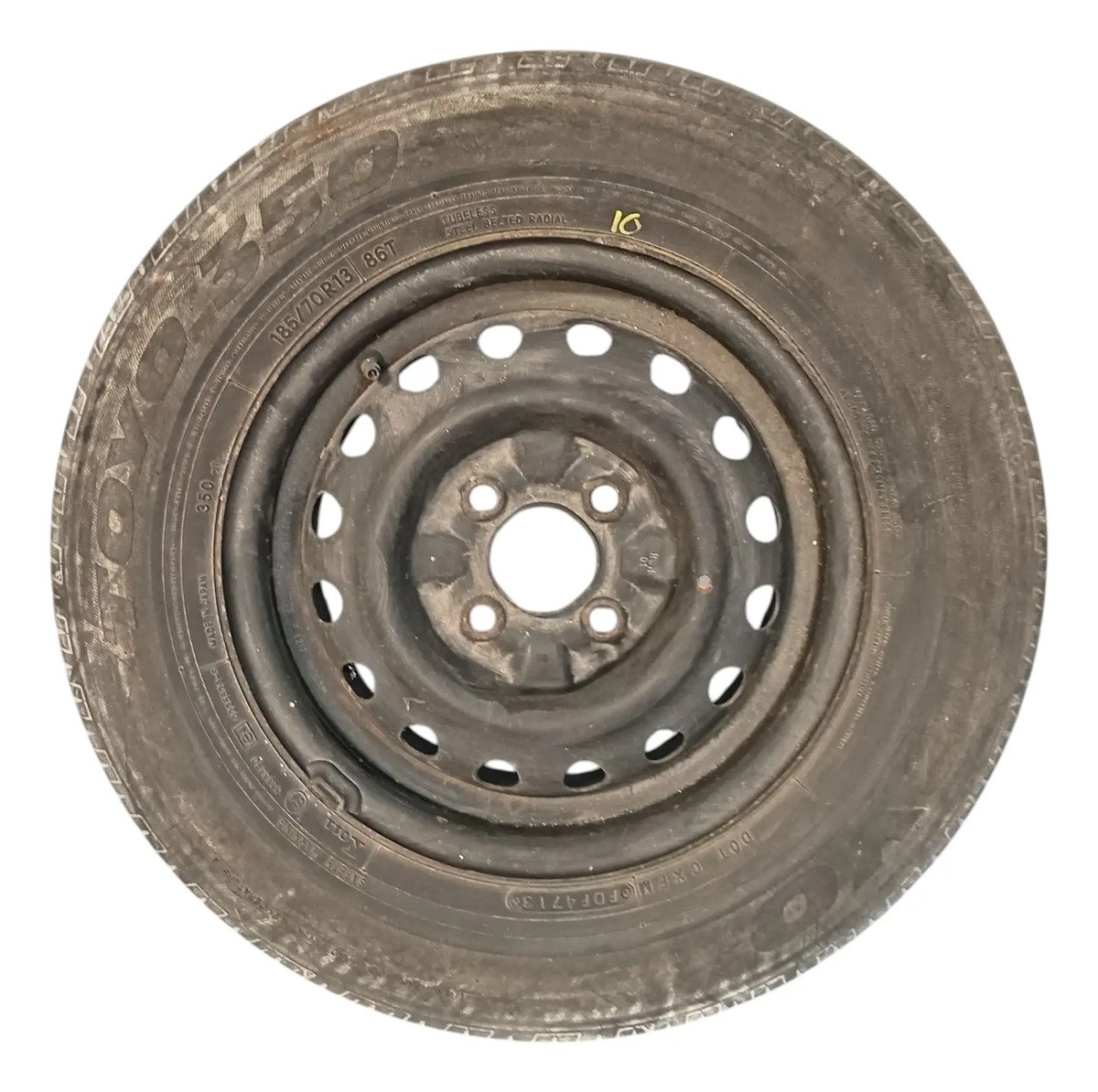 Llanta 10° Toyo 350 185/70r13 86t (gallito)