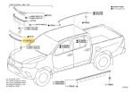 D_867751-MLM115111691602_082026-F.jpg Moldura Inferior Cofre Hilux 2016 2021